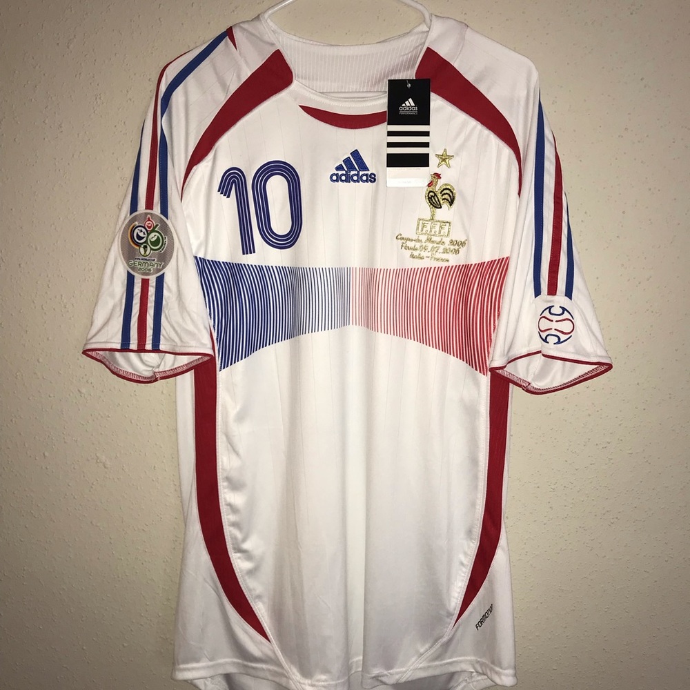 BNWT France Away 2006 World Cup Jersey Zidane